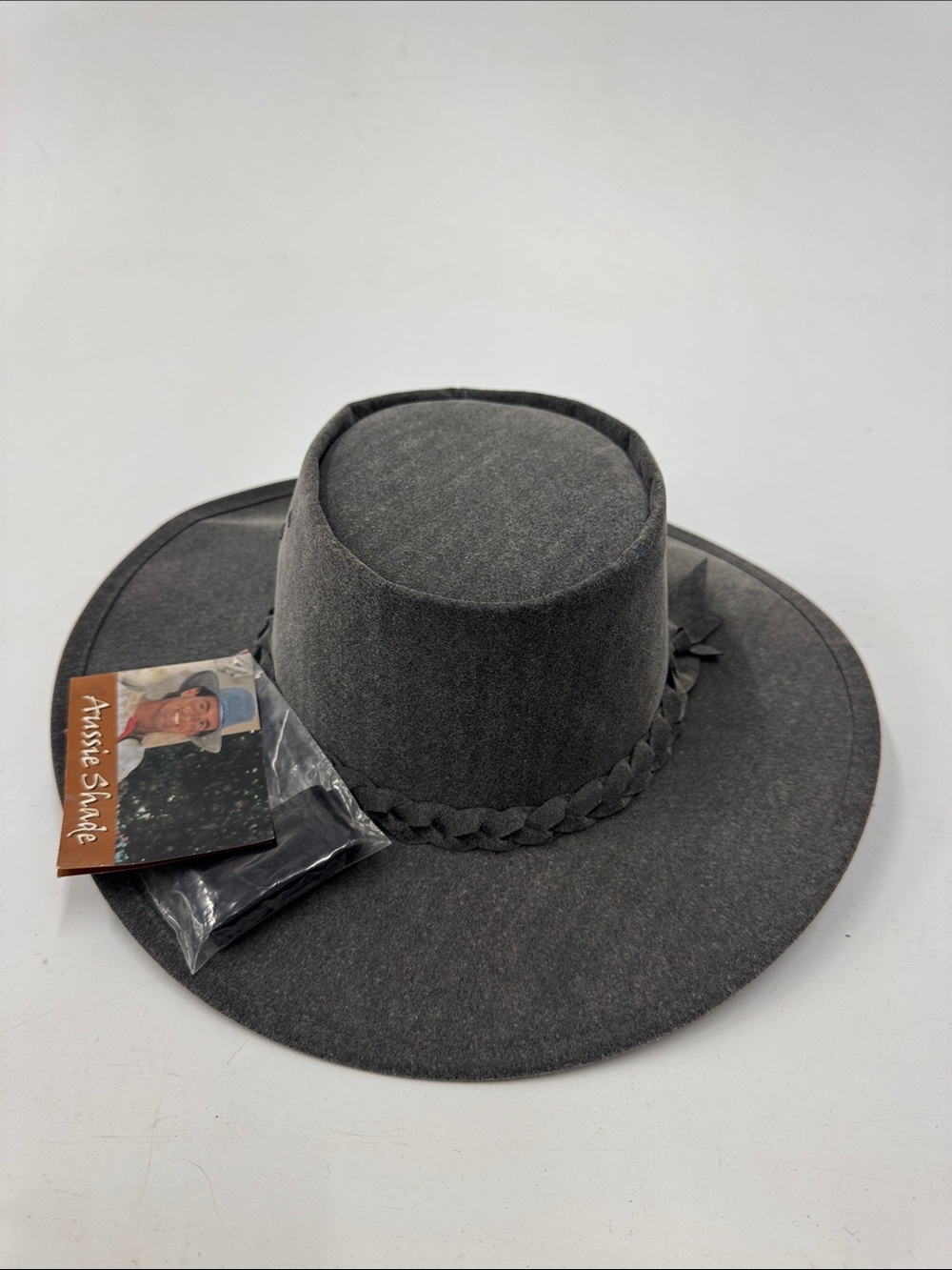 Vintage Aussie Shade Grey Outback Hat Size Medium